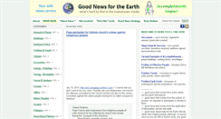 Desktop Screenshot of goodnewsfortheearth.org